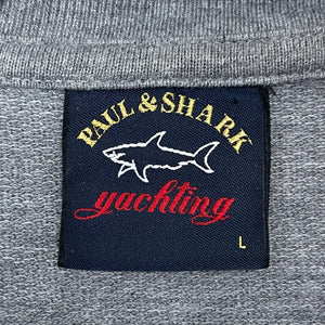 Paul and Shark Grey Crew Neck Sweater - Large (L) PTP 24"