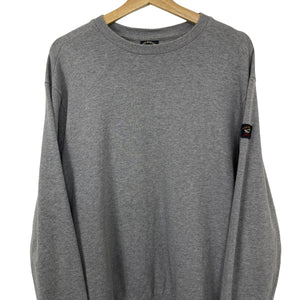 Paul and Shark Grey Crew Neck Sweater - Large (L) PTP 24"