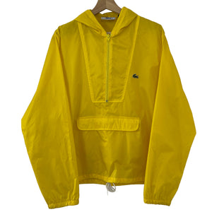 Vintage Yellow Lacoste Izod Half Zip Cagoule - Small (S) PTP 21.25"