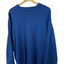 Load image into Gallery viewer, Paul and Shark Bretagne Blue Crew Neck Sweater - Large (L) PTP 23&quot;
