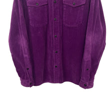 Load image into Gallery viewer, Stone Island Purple Corduroy Double Pocket Overshirt - Double Extra Large (XXL) PTP 24&quot;
