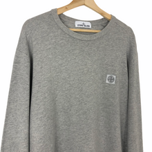 Load image into Gallery viewer, Stone Island Grey Crew Neck Logo Sweater - Double Extra Large (XXL) PTP 25.5&quot;
