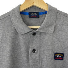 Load image into Gallery viewer, Paul and Shark Grey Short Sleeved Polo - Medium (M) PTP 19.75&quot;
