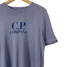 Load image into Gallery viewer, C.P Company Lilac Short Sleeved Logo T-Shirt - Medium (M) PTP 20&quot;
