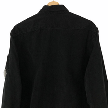 Load image into Gallery viewer, C.P Company Black Corduroy Button Up Overshirt - Extra Large (XL) PTP 25&quot;
