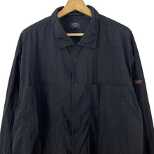 Load image into Gallery viewer, Paul and Shark Navy Econyl Nylon Metal Overshirt - Extra Large (XL) PTP 24.5&quot;
