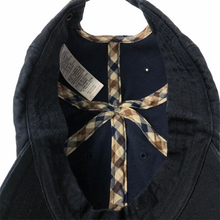 Load image into Gallery viewer, Aquascutum Navy Check Logo Cap - One Size Fits All
