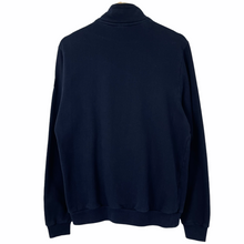 Load image into Gallery viewer, Paul and Shark Navy Half Zip Pullover Sweater - Medium (M) PTP 20.75&quot;
