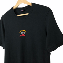 Load image into Gallery viewer, Paul and Shark Black Short Sleeved Logo T-Shirt - Small (S) PTP 18&quot;
