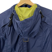 Load image into Gallery viewer, Ma.Strum Navy Blue Multi Pocket Hooded Sniper Jacket - Small (S) PTP 20&quot;
