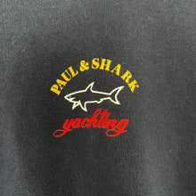 Load image into Gallery viewer, Paul and Shark Navy Centre Logo Hoody - Medium (M) PTP 22.5&quot;
