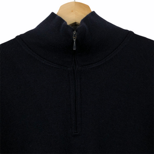 Paul and Shark Navy Bretagne Half Zip Pullover - Extra Large (XL) PTP 24.25"