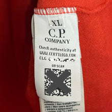 Load image into Gallery viewer, C.P Company Coral Crew Neck Logo Sweater - Extra Large (XL) PTP 23.5&quot;
