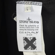 Load image into Gallery viewer, Stone Island Black Short Sleeved Polo - Large (L) PTP 21.5&quot;
