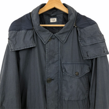 Load image into Gallery viewer, C.P Company Navy 50.3 Cinquanta Fili Goggle Jacket - 56 PTP 25&quot;
