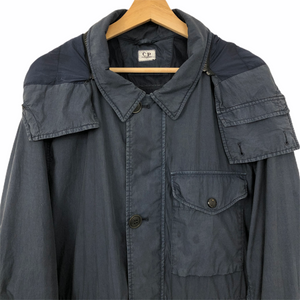 C.P Company Navy 50.3 Cinquanta Fili Goggle Jacket - 56 PTP 25"