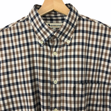 Load image into Gallery viewer, Aquascutum House Check Long Sleeved Shirt - Extra Large (XL) PTP 24.25&quot;
