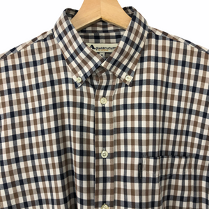 Aquascutum House Check Long Sleeved Shirt - Extra Large (XL) PTP 24.25"