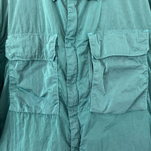 Load image into Gallery viewer, Paul and Shark Water Green Econyl Nylon Metal Overshirt - Triple Extra Large (XXXL) PTP 27&quot;
