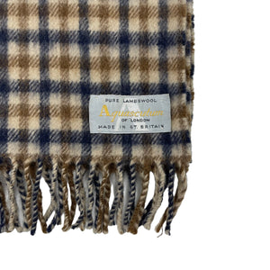 Aquascutum Classic House Check Pure Lambswool Scarf - One Size Fits All