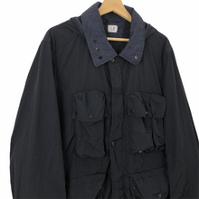 Load image into Gallery viewer, C.P Company Dark Navy Multi Pocket Goggle Jacket - 54 PTP 24.25&quot;
