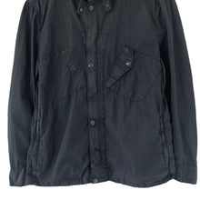 Load image into Gallery viewer, C.P Company Navy Goggle Hooded Overshirt - Medium (M) PTP 21.5&quot;
