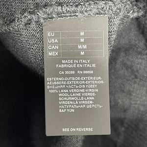 Paul and Shark Grey Crew Neck Wool Sweater - Medium (M) PTP 18"