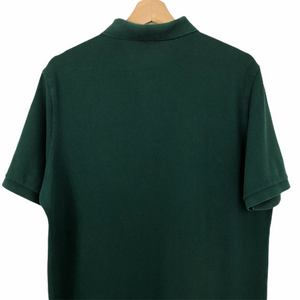 Paul and Shark Dark Green Short Sleeved Polo - Large (L) PTP 21.5"