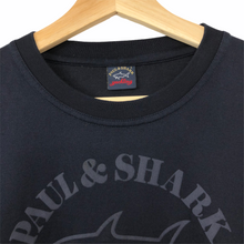 Load image into Gallery viewer, Paul and Shark Navy Logo Crew Neck Sweater - Large (L) PTP 21&quot;
