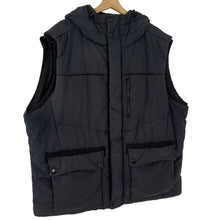 Load image into Gallery viewer, Paul and Shark Navy Hooded Logo Gilet Body Warmer - Six Extra Large (6XL) PTP 30&quot;
