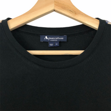 Load image into Gallery viewer, Aquascutum Black Long Sleeved T-Shirt - Medium (M) PTP 20.5&quot;
