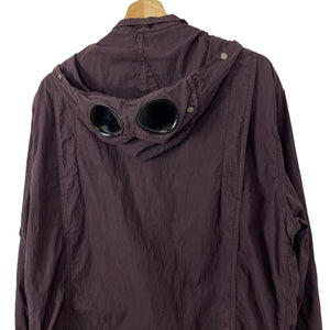 C.P Company Purple Goggle Hooded Overshirt - Double Extra Large (XXL) PTP 24"