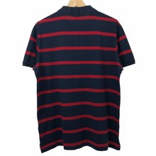 Load image into Gallery viewer, Paul and Shark Navy / Red Striped Short Sleeved Polo - Large (L) PTP 21&quot;
