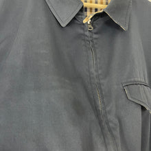 Load image into Gallery viewer, Aquascutum Navy / Check Reversible Harrington Jacket - Extra Large (XL) PTP 28.25&quot;
