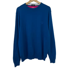 Load image into Gallery viewer, Paul and Shark Blue Crew Neck Sweater - Large (L) PTP 23.5&quot;
