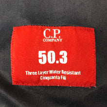 Load image into Gallery viewer, C.P Company Navy 50.3 Cinquanta Fili Goggle Jacket - 56 PTP 25&quot;
