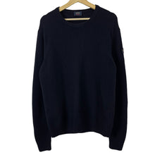 Load image into Gallery viewer, Paul and Shark Navy Crew Neck Wool Sweater - Large (L) PTP 21.5&quot;
