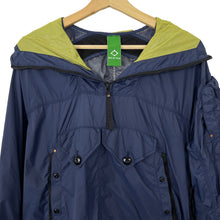 Load image into Gallery viewer, Ma.Strum Navy Blue Multi Pocket Hooded Sniper Jacket - Small (S) PTP 20&quot;
