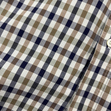 Load image into Gallery viewer, Aquascutum House Check Short Sleeved Shirt - Medium (M) PTP 22.25&quot;
