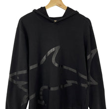 Load image into Gallery viewer, Paul and Shark Black Graphic Logo Hoody - Large (L) PTP 22&quot;
