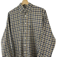 Load image into Gallery viewer, Aquascutum House Check Long Sleeved Shirt - Small (S) PTP 22.5&quot;
