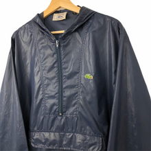 Load image into Gallery viewer, Vintage Lacoste Izod Navy Half Zip Cagoule - Large (L) PTP 25.75&quot;
