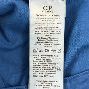 C.P Company Light Blue Bermuda Cargo Shorts - 46 (W 30")