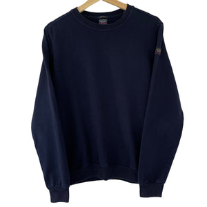 Paul and Shark Navy Crew Neck Sweater - Medium (M) PTP 21.5"