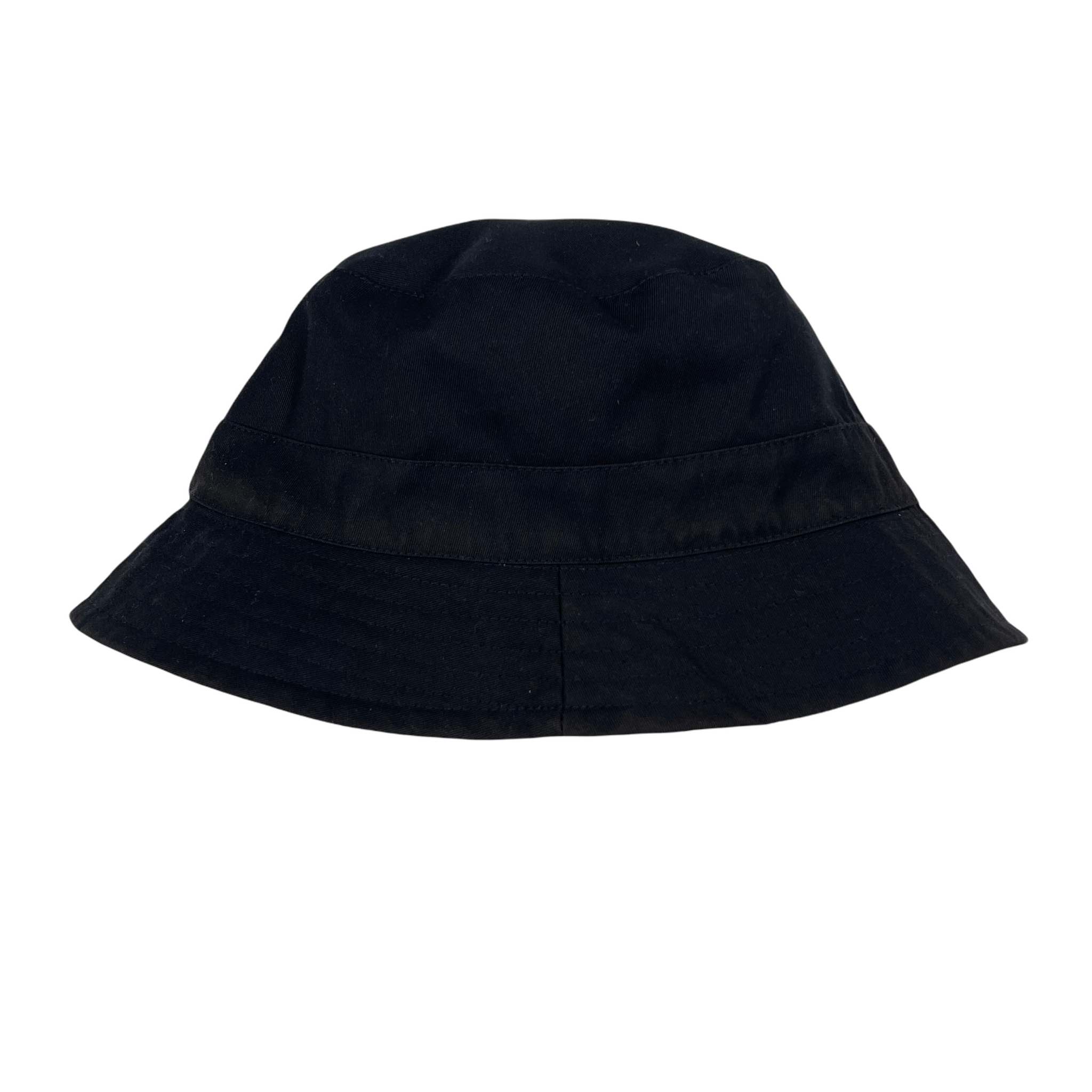 Aquascutum House Check Navy Reversible Bucket Hat One Size