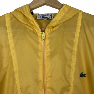 Vintage Yellow Lacoste Izod Half Zip Cagoule - Extra Large (XL) PTP 26.75"