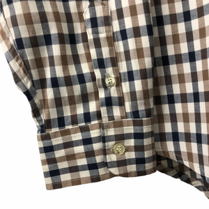 Aquascutum House Check Long Sleeved Shirt - Extra Large (XL) PTP 24.25"