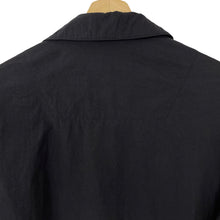 Load image into Gallery viewer, Ma.Strum Black Button Up Multi Pocket Overshirt - Medium (M) PTP 23.5&quot;
