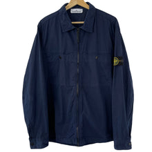 Load image into Gallery viewer, Stone Island Navy Double Pocket Overshirt - Double Extra Large (XXL) PTP 24&quot;
