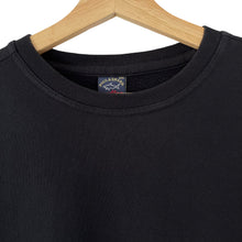 Load image into Gallery viewer, Paul and Shark Black Crew Neck Sweater - Double Extra Large (XXL) PTP 23&quot;
